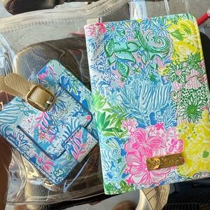 Lilly Pulitzer Passport Holder & Luggage Tag  with gifting pouch